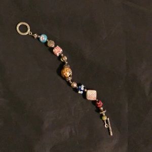 Handmade Multi Color Beaded Boho Bracelet